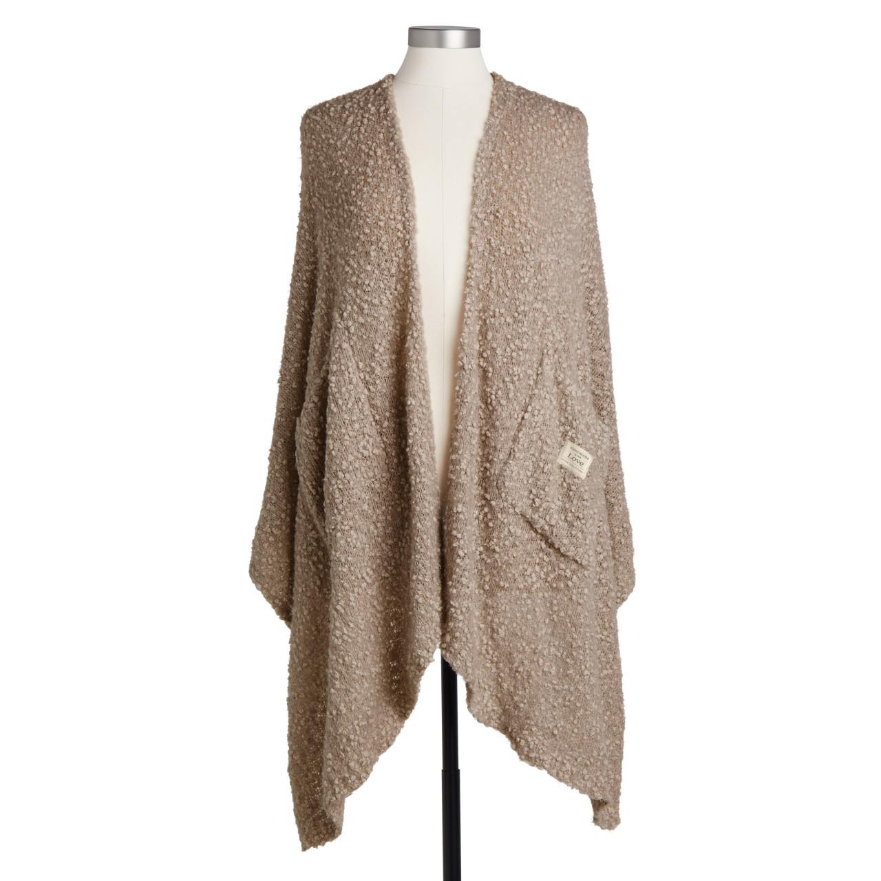 Giving Collection Camel Brown Giving Shawl With Pockets thumbnail