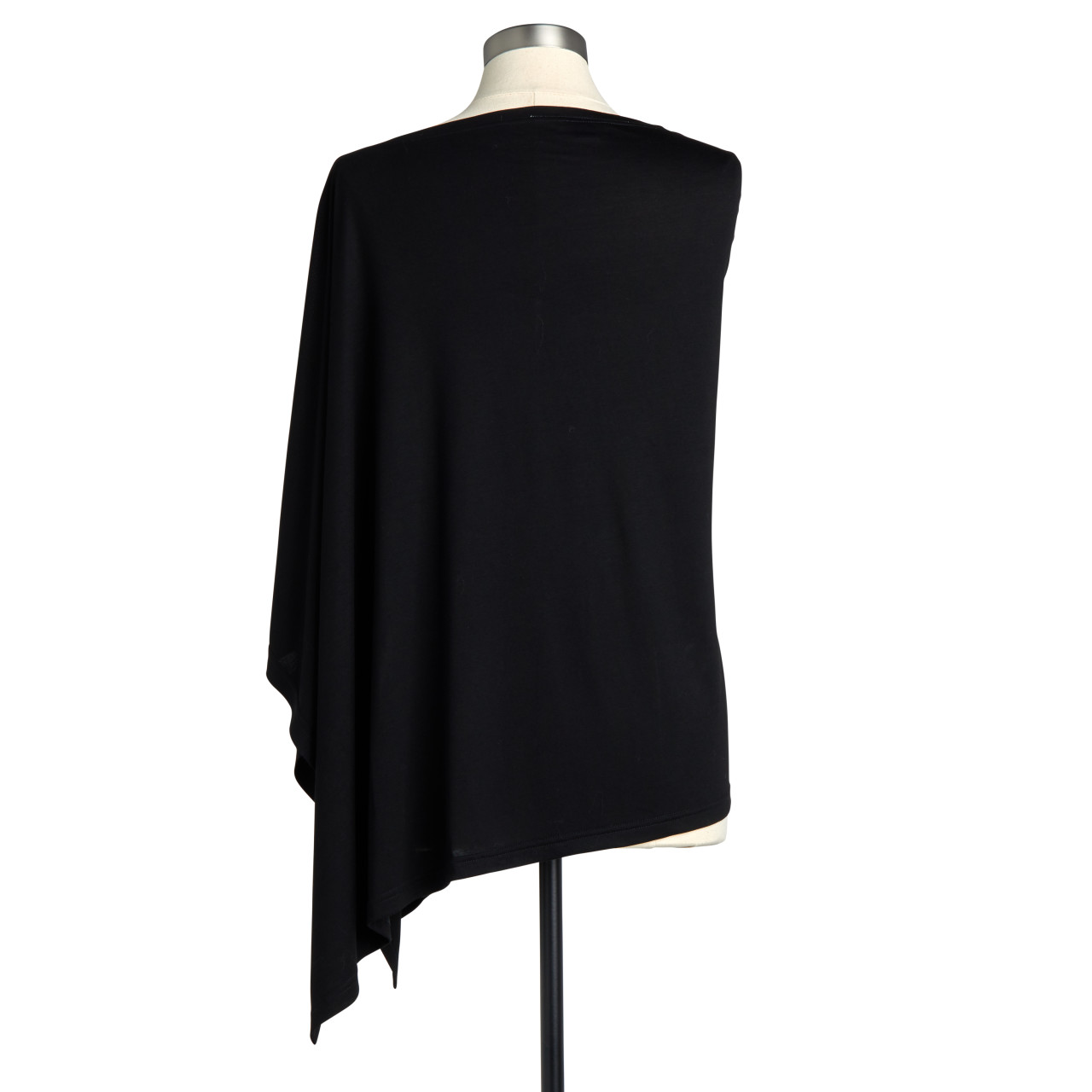 Bamboo Poncho - Black thumbnail