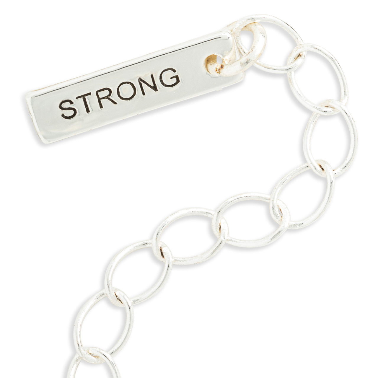 Morse Code Necklace - You're Strong thumbnail