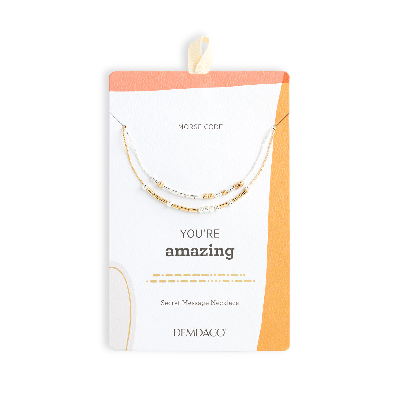 Morse Code Necklace - You're Amazing thumbnail