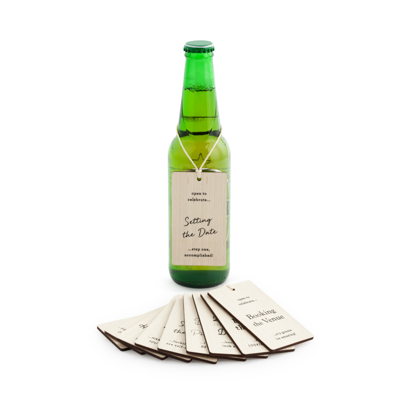 Wedding Planning Bottle Tags - Set of 10 thumbnail