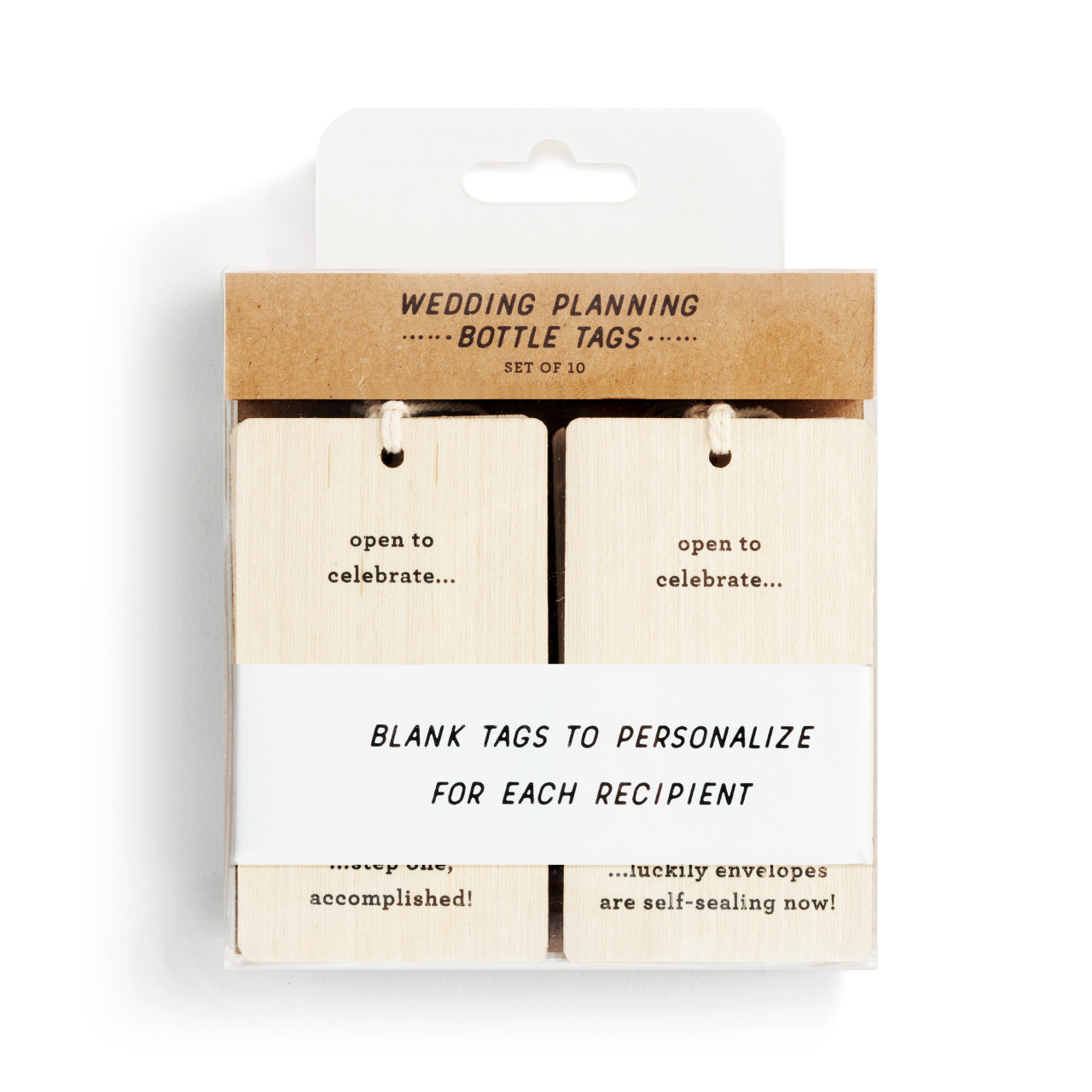 Wedding Planning Bottle Tags - Set of 10 thumbnail