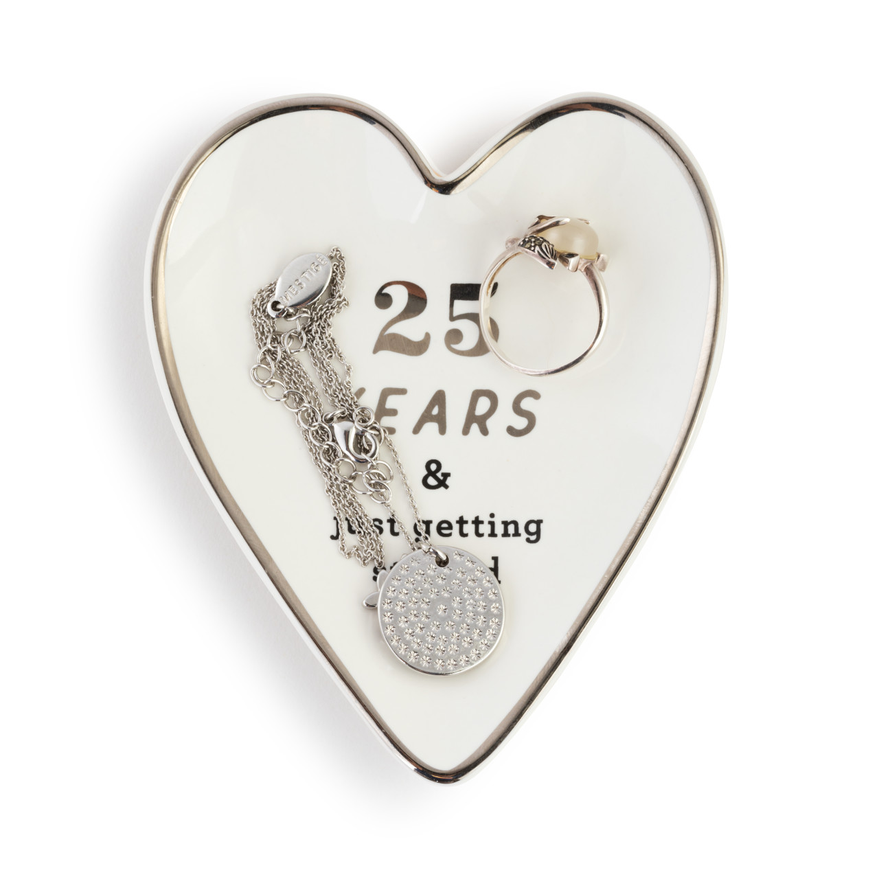 25 Years Art Heart Trinket Dish thumbnail
