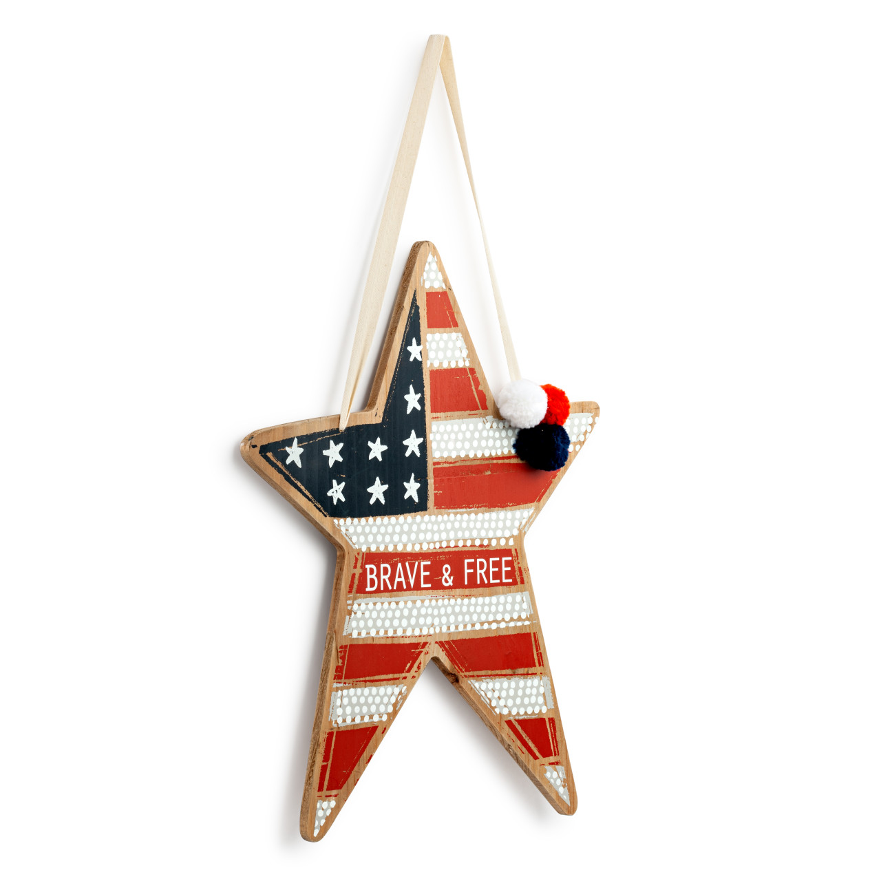 Brave & Free Patriot Door Hanger thumbnail