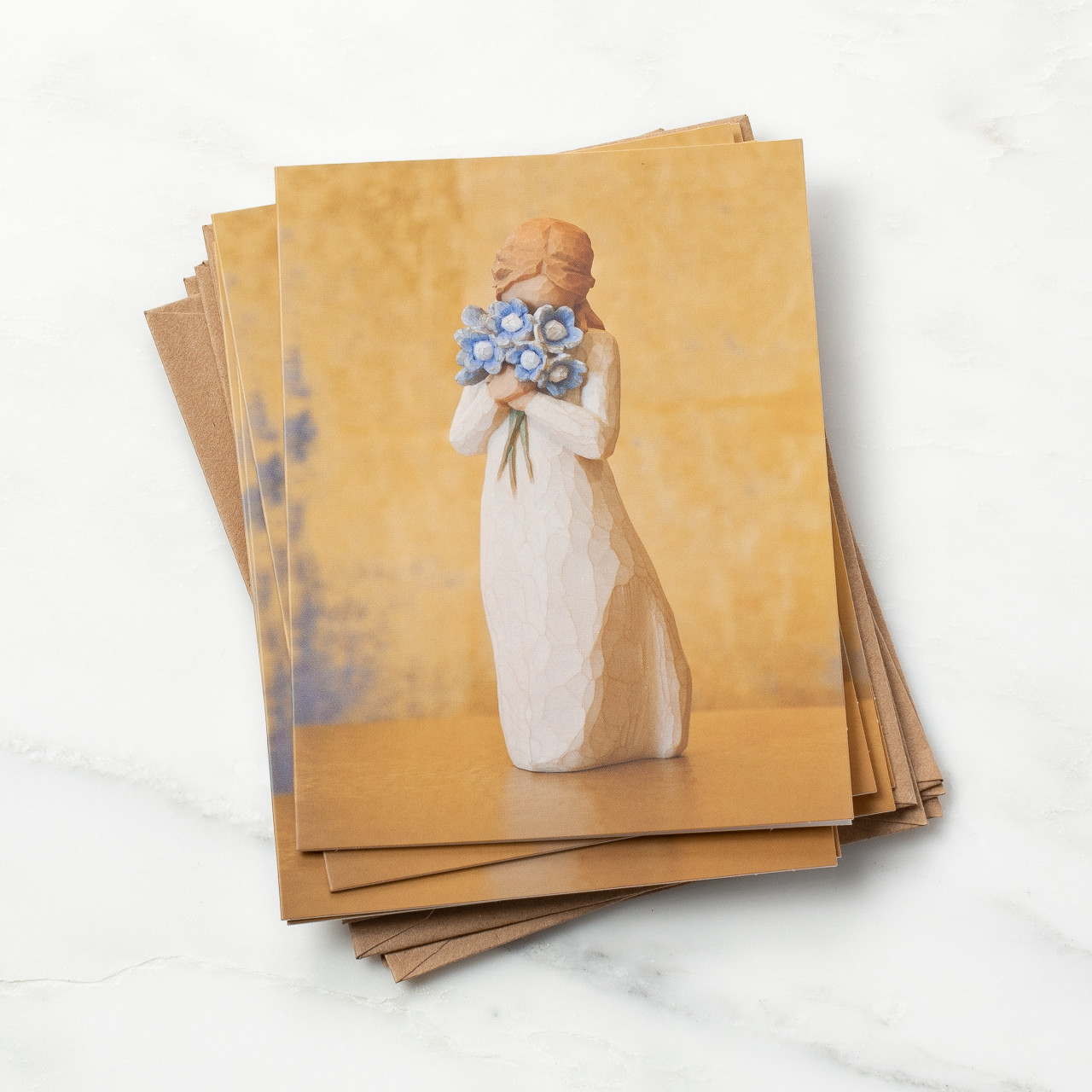 Forget-me-not Notecards—Pack of 8 thumbnail