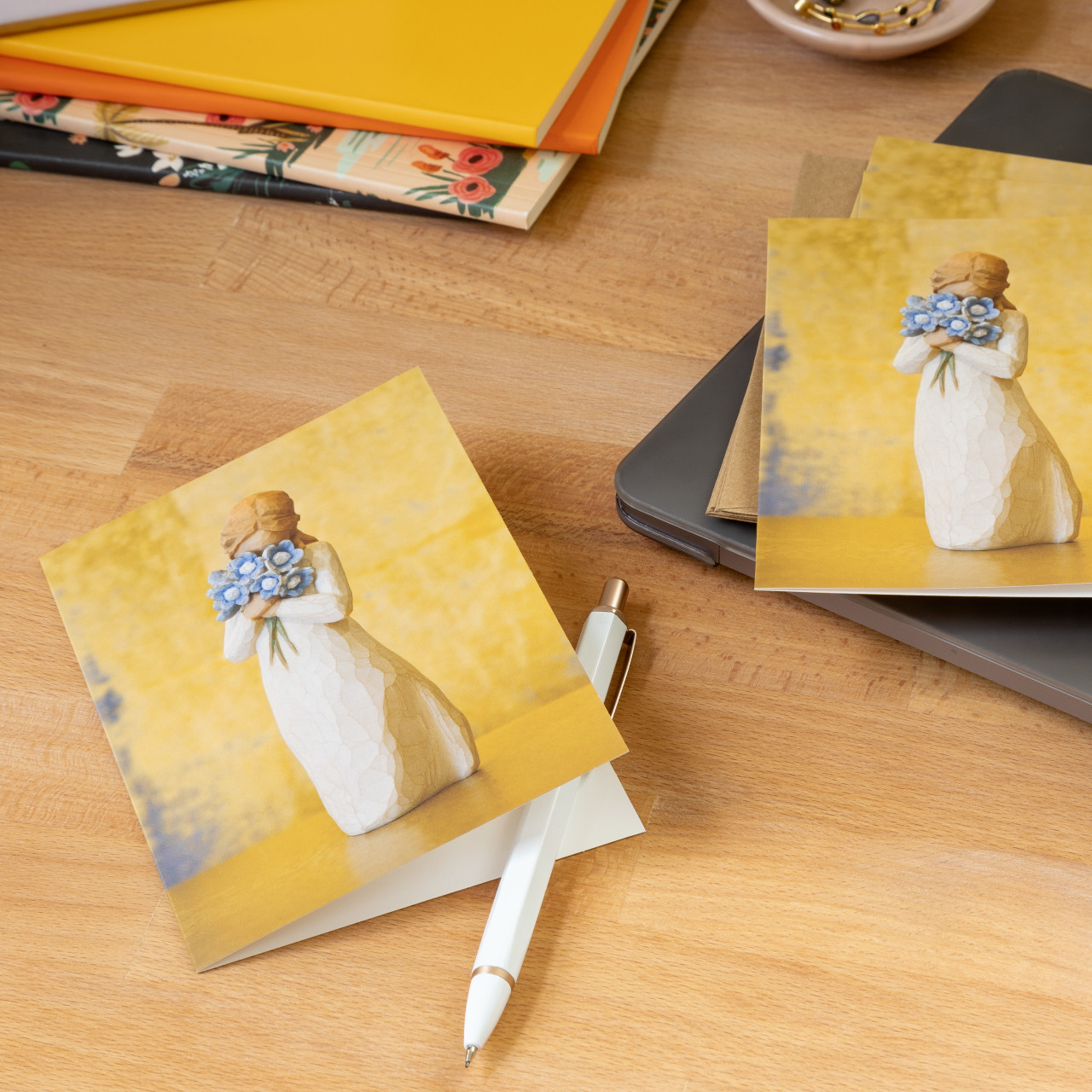 Forget-me-not Notecards—Pack of 8 thumbnail