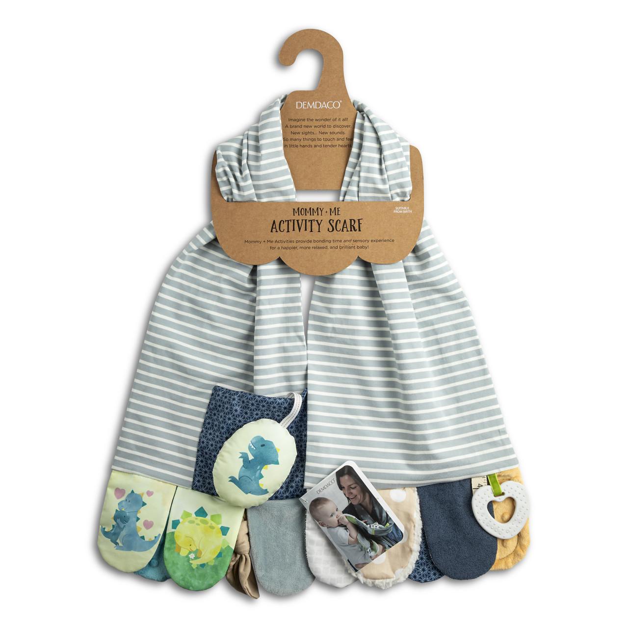 Mommy & Me Activity Scarf - Dinosaur thumbnail