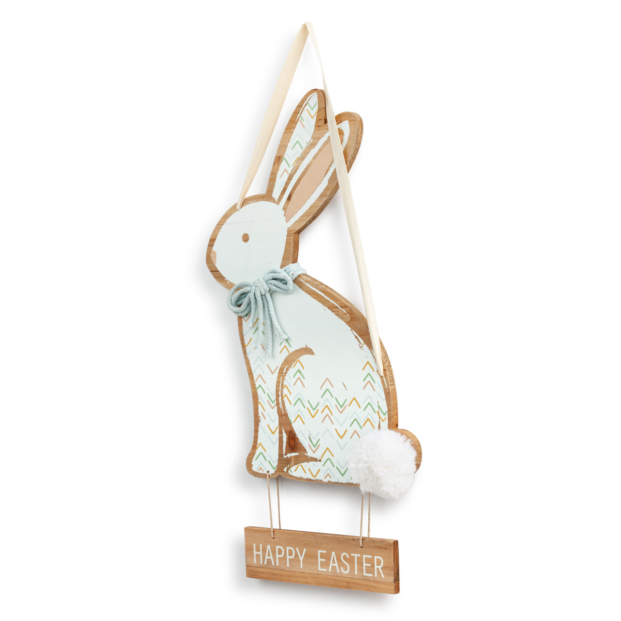 Happy Easter Bunny Spring Door Hanger thumbnail