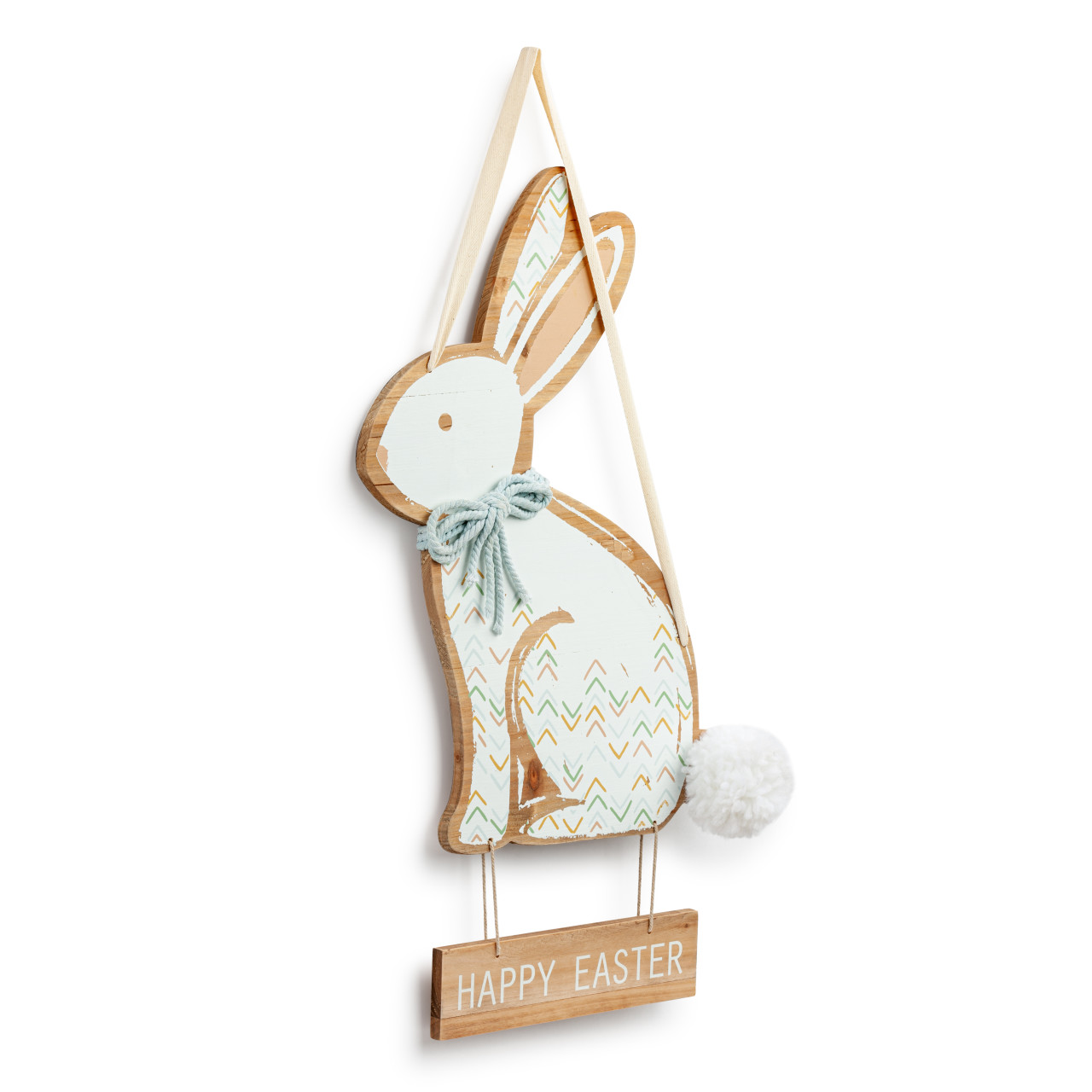 Happy Easter Bunny Spring Door Hanger thumbnail