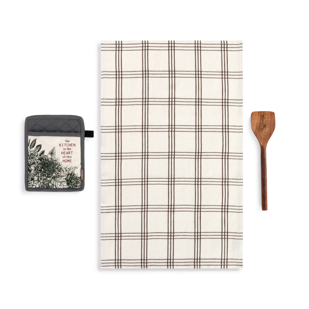 Floral Hot Pad & Towel with Spatula Set thumbnail