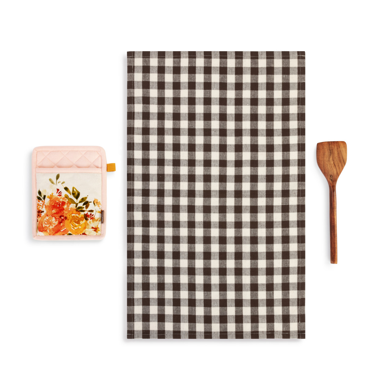 Cottage Rose Hot Pad & Towel with Spatula Set thumbnail