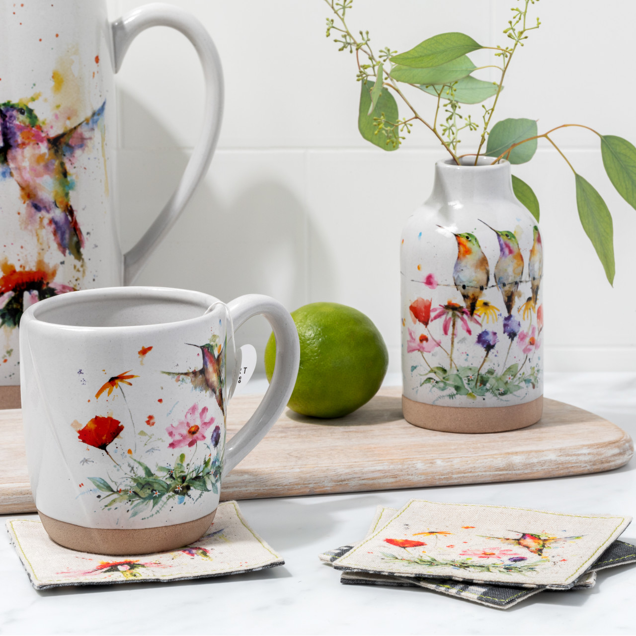 PeeWee Collection - Red Flower Mug thumbnail