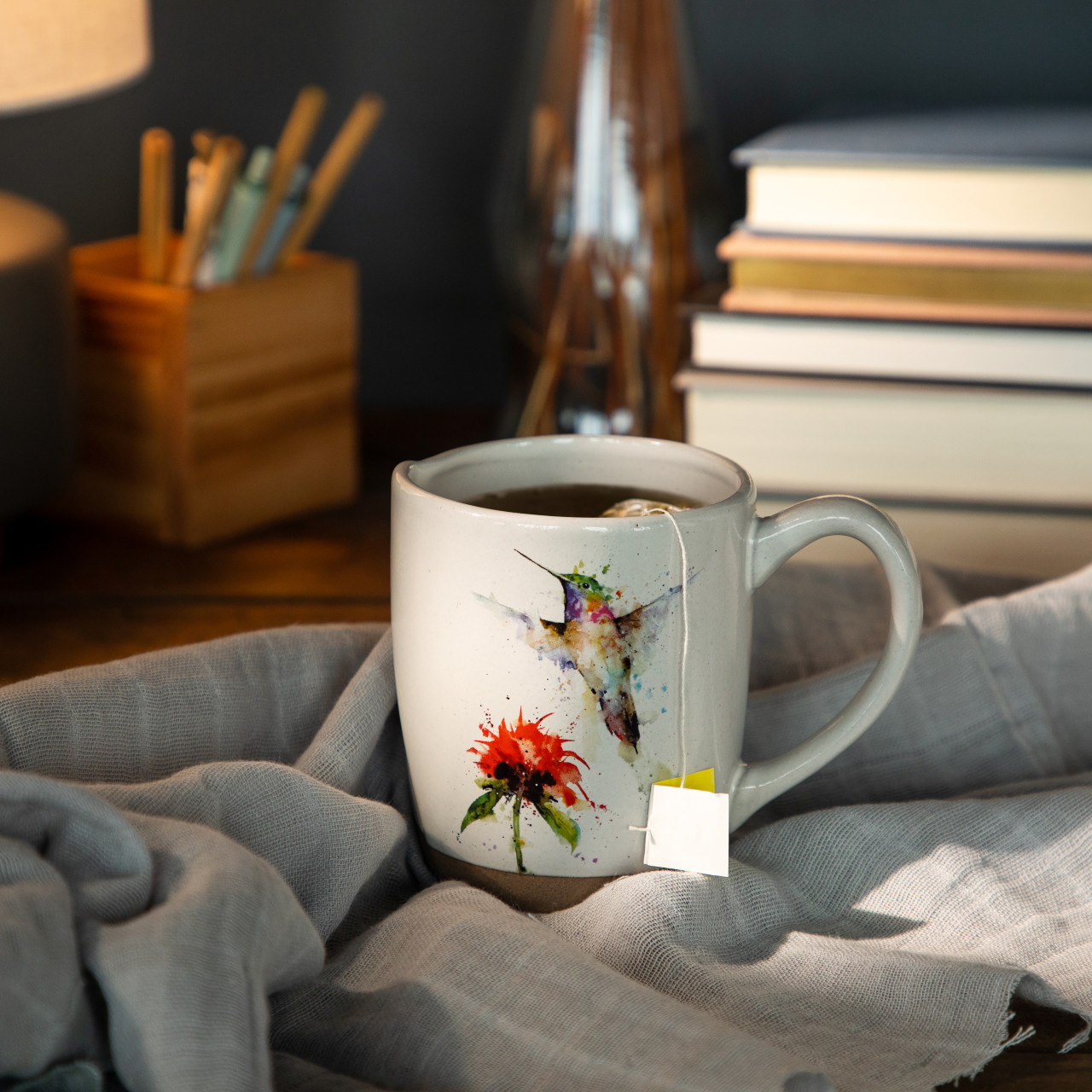PeeWee Collection - Red Flower Mug thumbnail