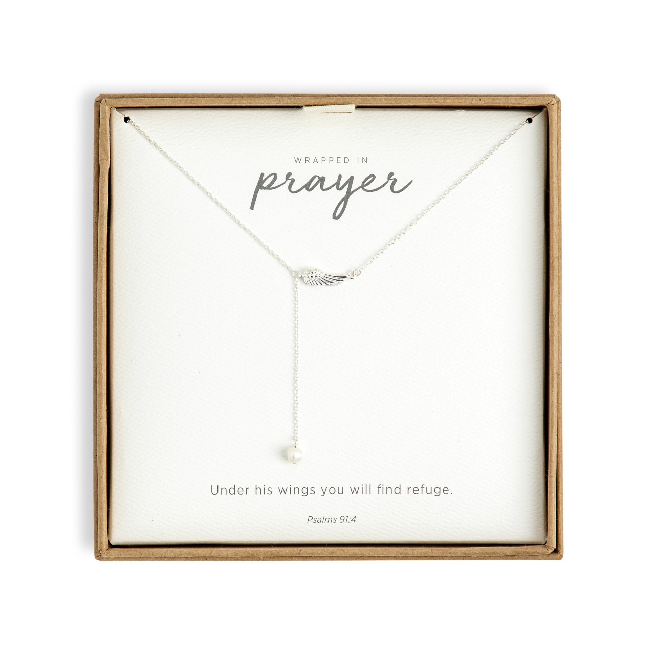Dainty Wing Necklace - Silver thumbnail