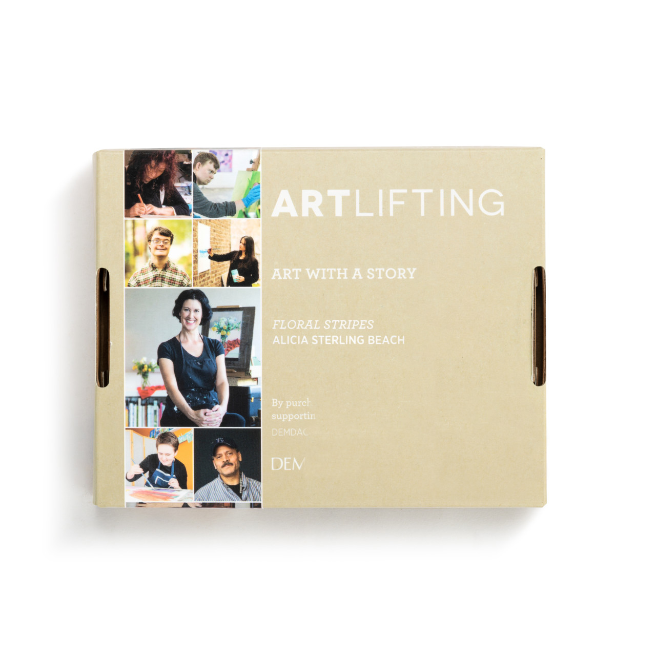 ArtLifting Mini Tray - Floral Stripes thumbnail
