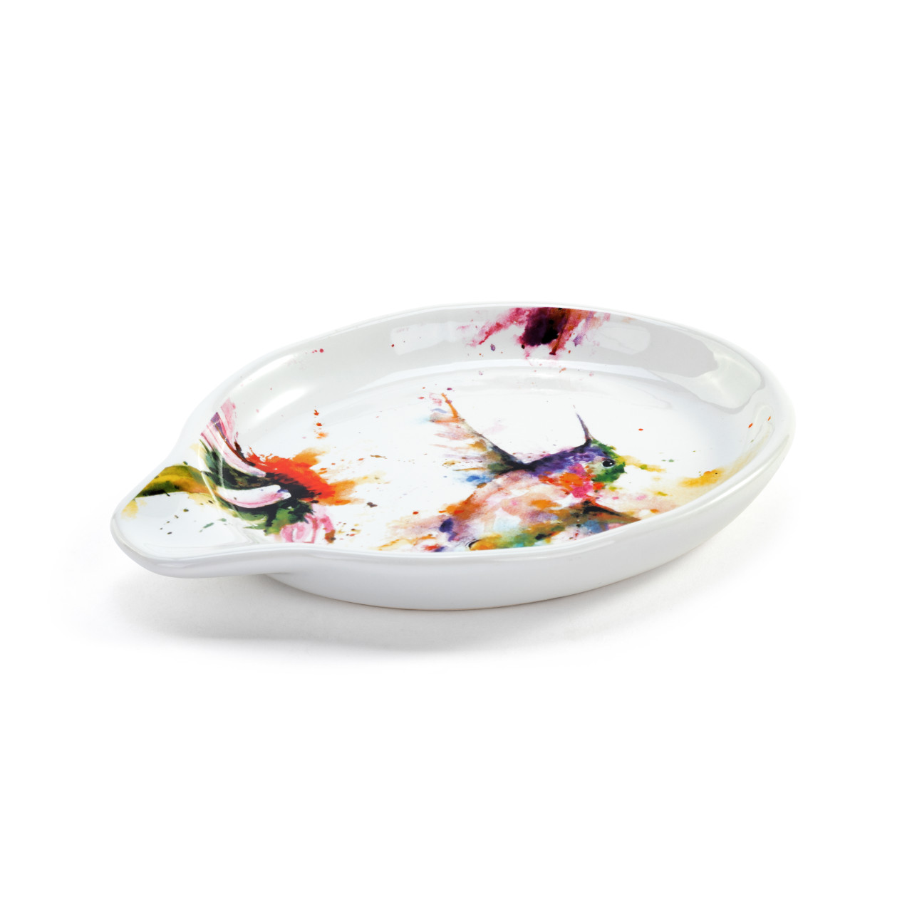 PeeWee Hummingbird Oval Spoon Rest thumbnail