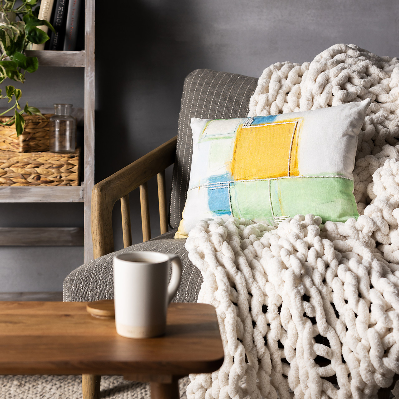 ArtLifting Lumbar Pillow - Squares thumbnail