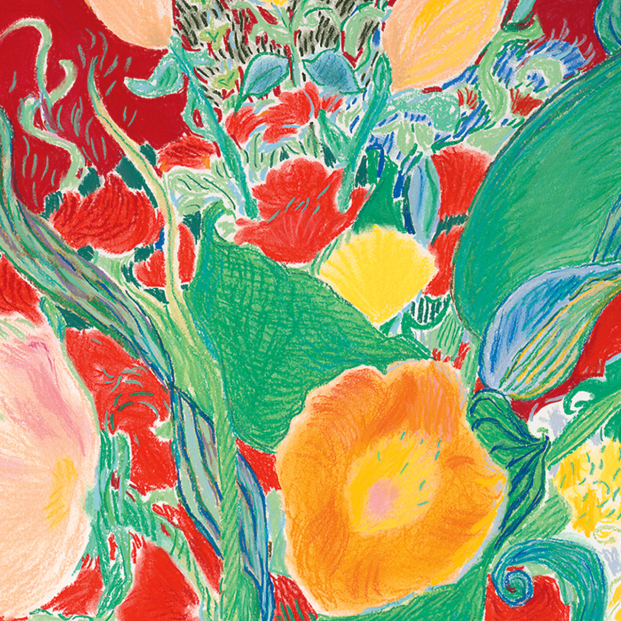 ArtLifting Neckerchief - Floral Stripes thumbnail