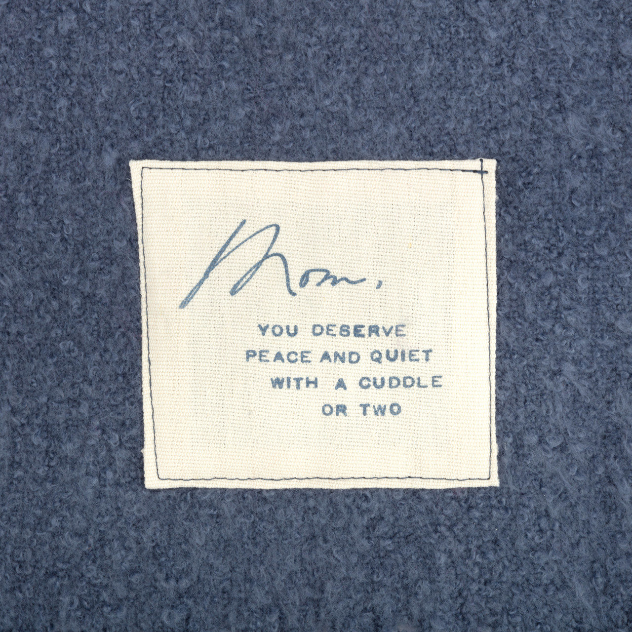 Dear You Collection Blue Mom Cuddle Blanket 50" x 60" thumbnail