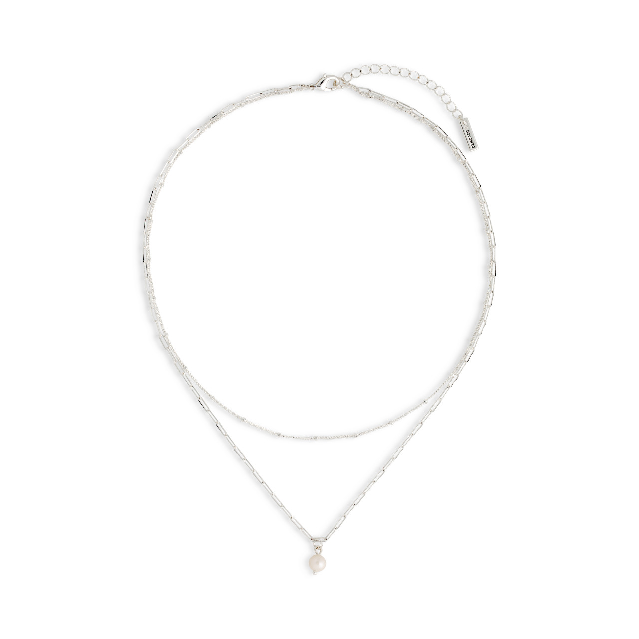 Pearls From Within Necklace - Silver thumbnail