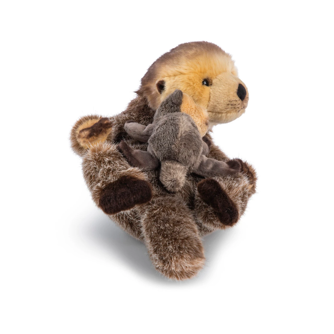 Animalcraft Otter and Baby Stuffed Animal  13" x 6" thumbnail