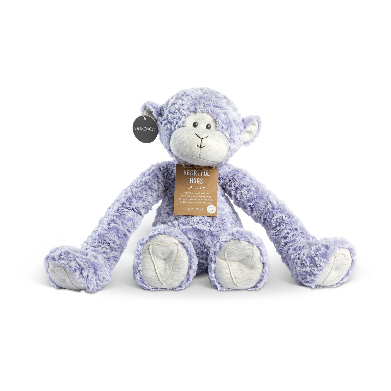 Heartful Hugs Monkey Anxiety Stuffed Animal 17.5" thumbnail