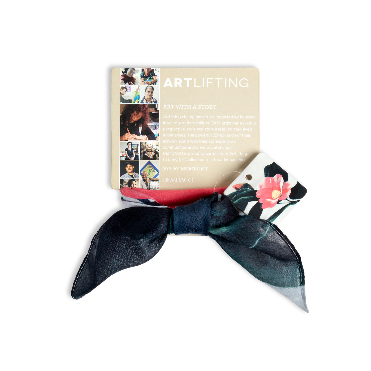 ArtLifting Neckerchief - Camellia Tsubaki thumbnail