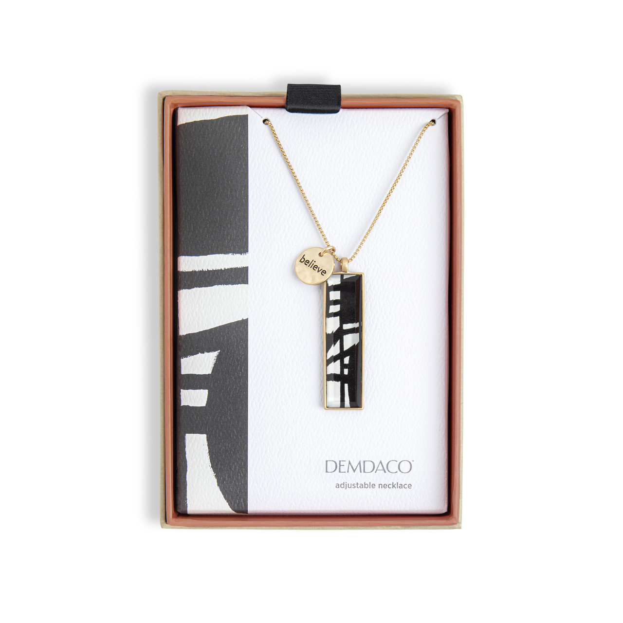 ArtLifting Necklace - Bold Black and White thumbnail