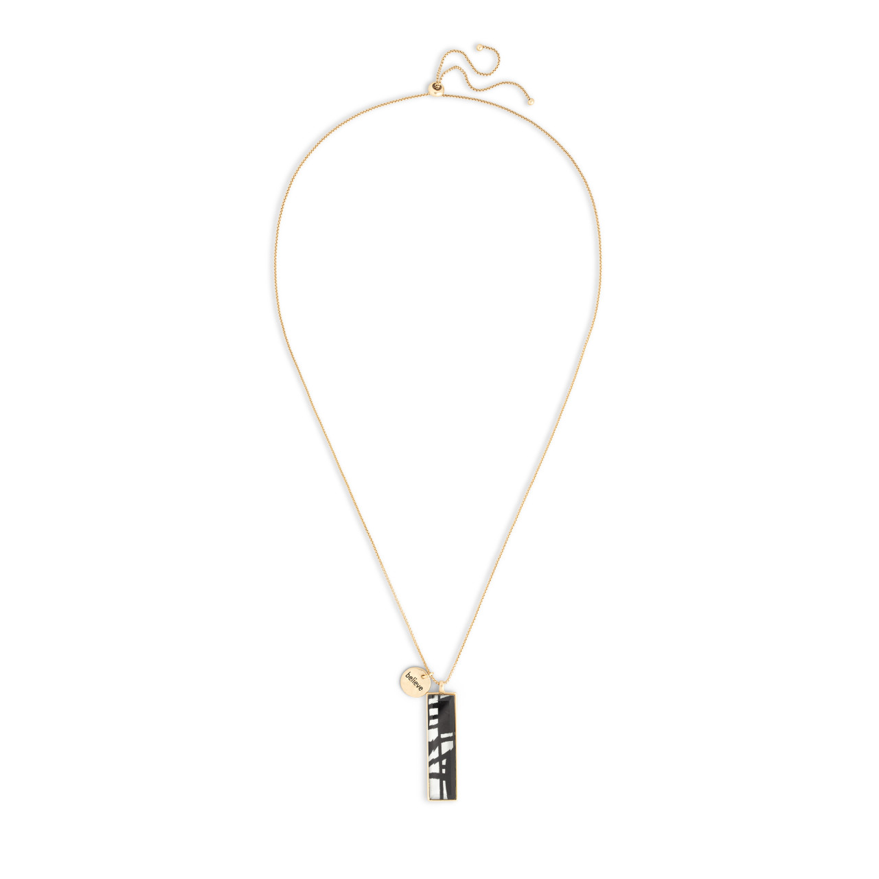 ArtLifting Necklace - Bold Black and White thumbnail