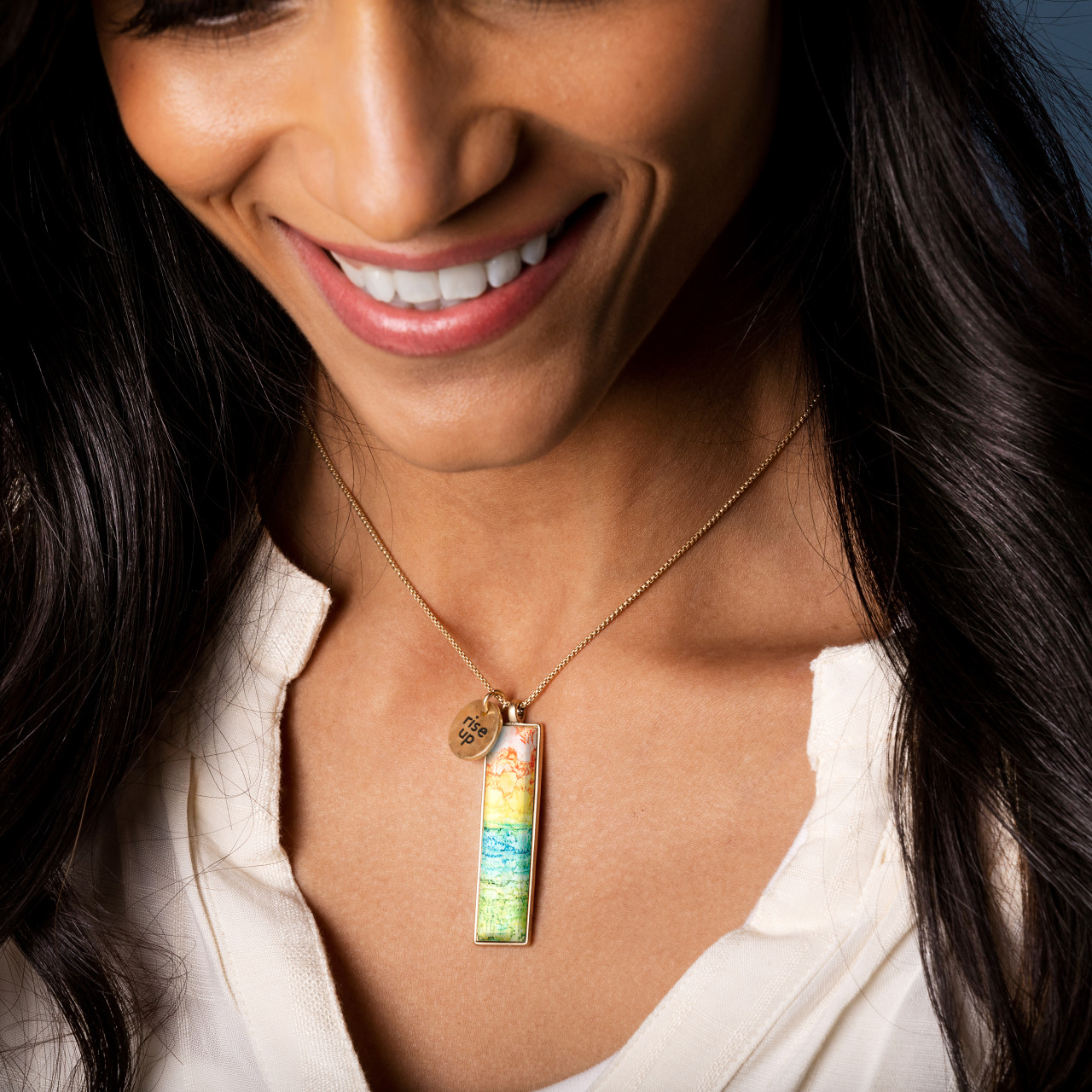 ArtLifting Necklace - Seaside Horizon at Midday  thumbnail