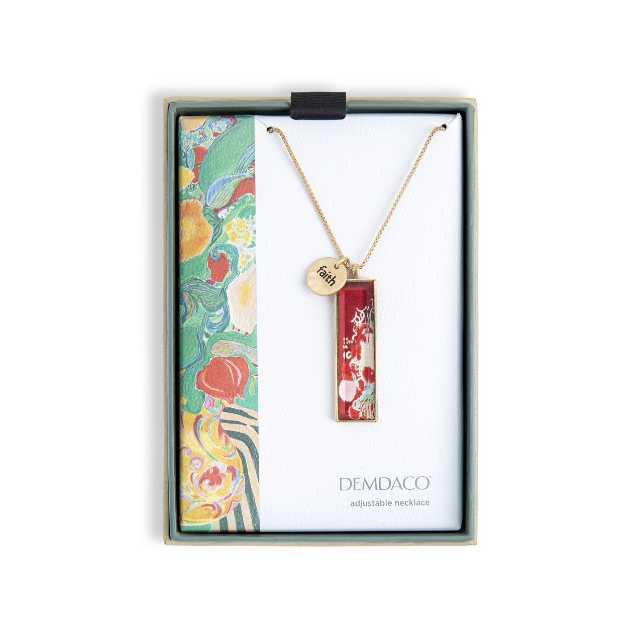 ArtLifting Necklace - Floral Stripes thumbnail