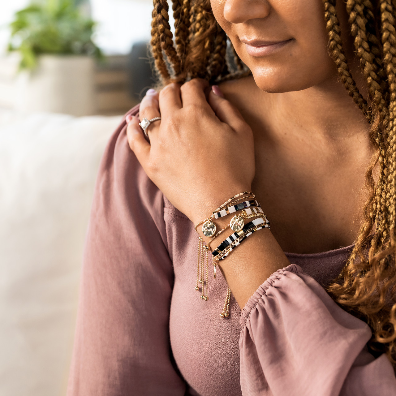 Your Journey Strength Adjustable Tile Bracelet 7" thumbnail