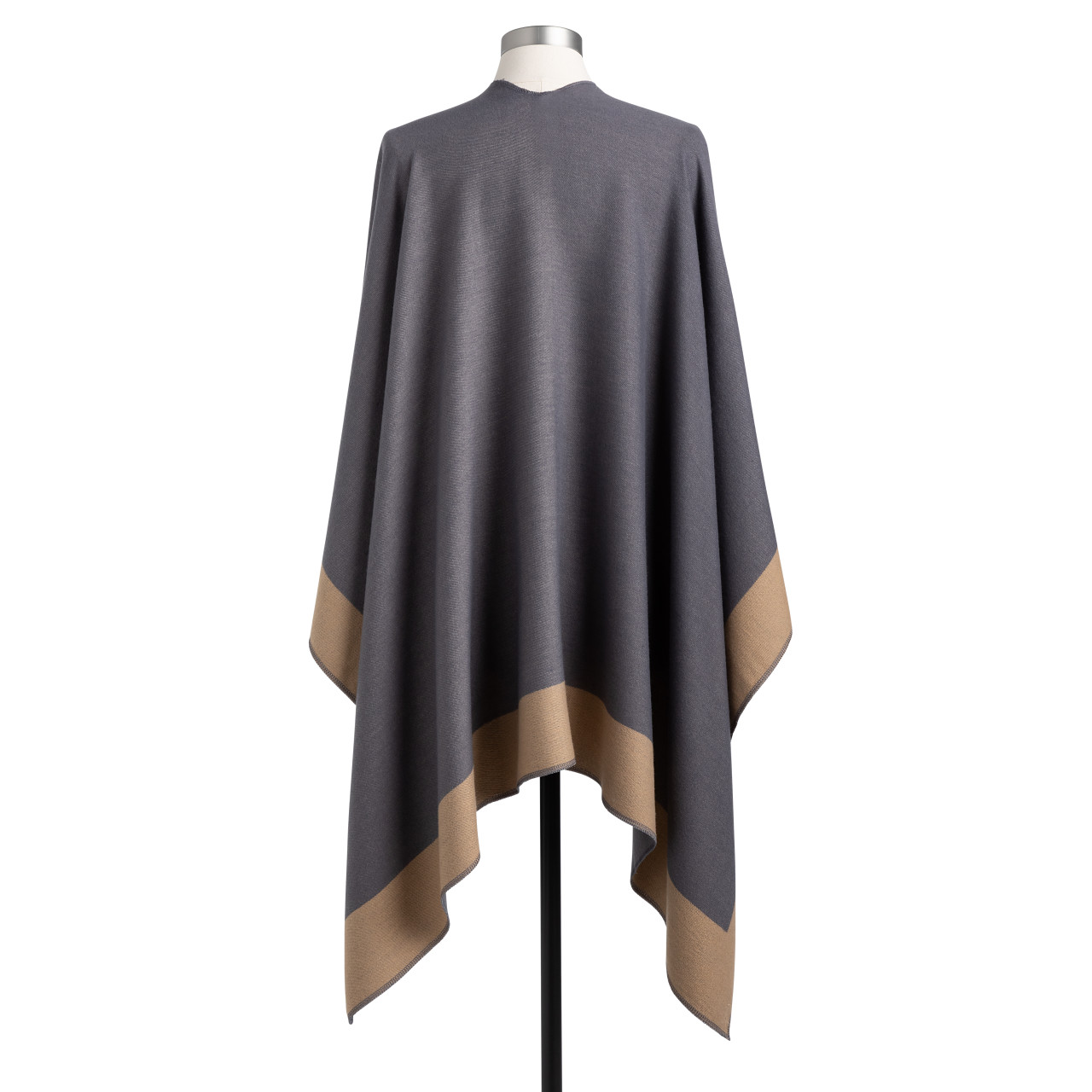 Reversible Kimono - Camel and Gray thumbnail