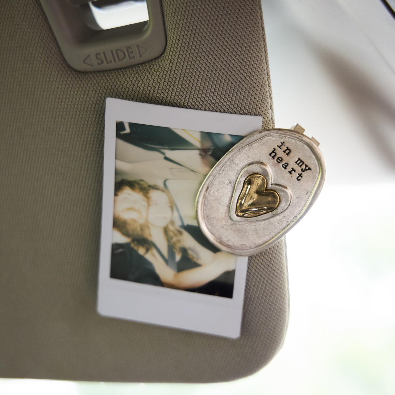 Guardian Angel Collection In My Heart Visor Clip 1.5" x 2" thumbnail