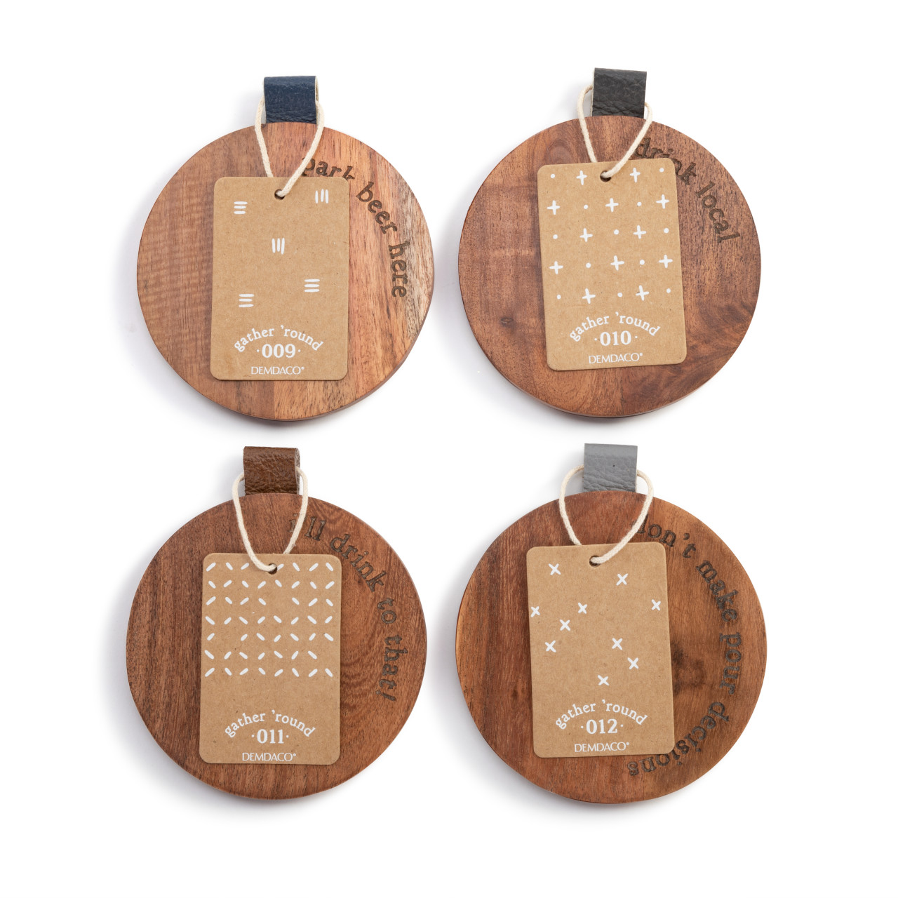 Wood Coaster Beer Set - 4 thumbnail