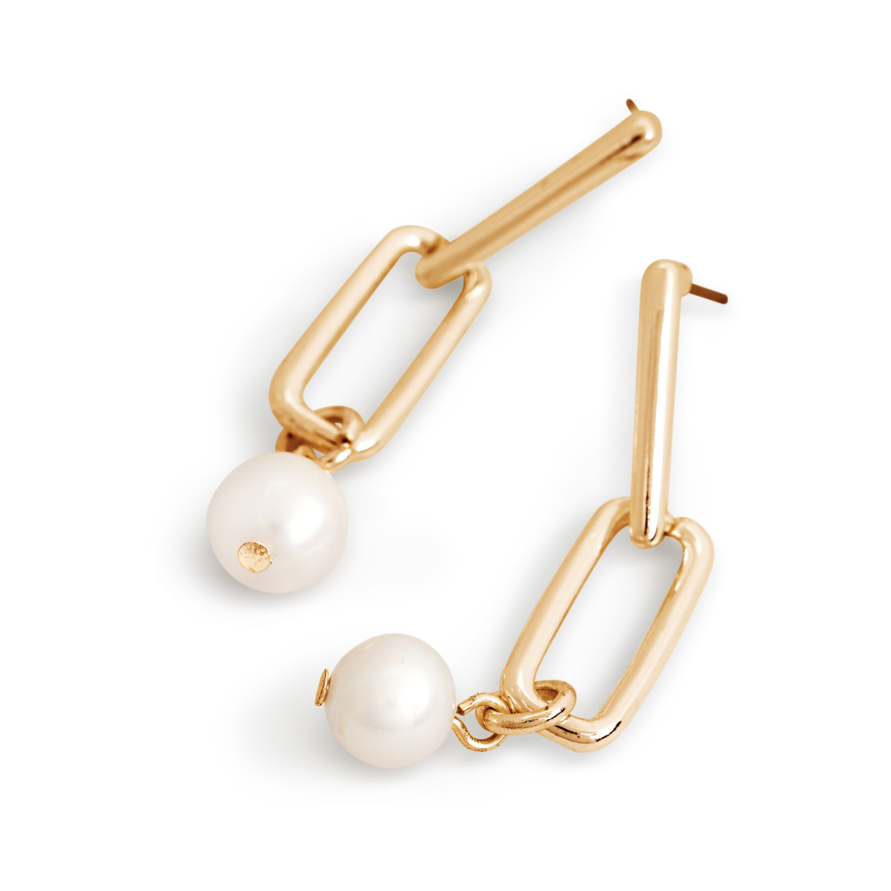 Pearls From Within Earrings - Gold thumbnail