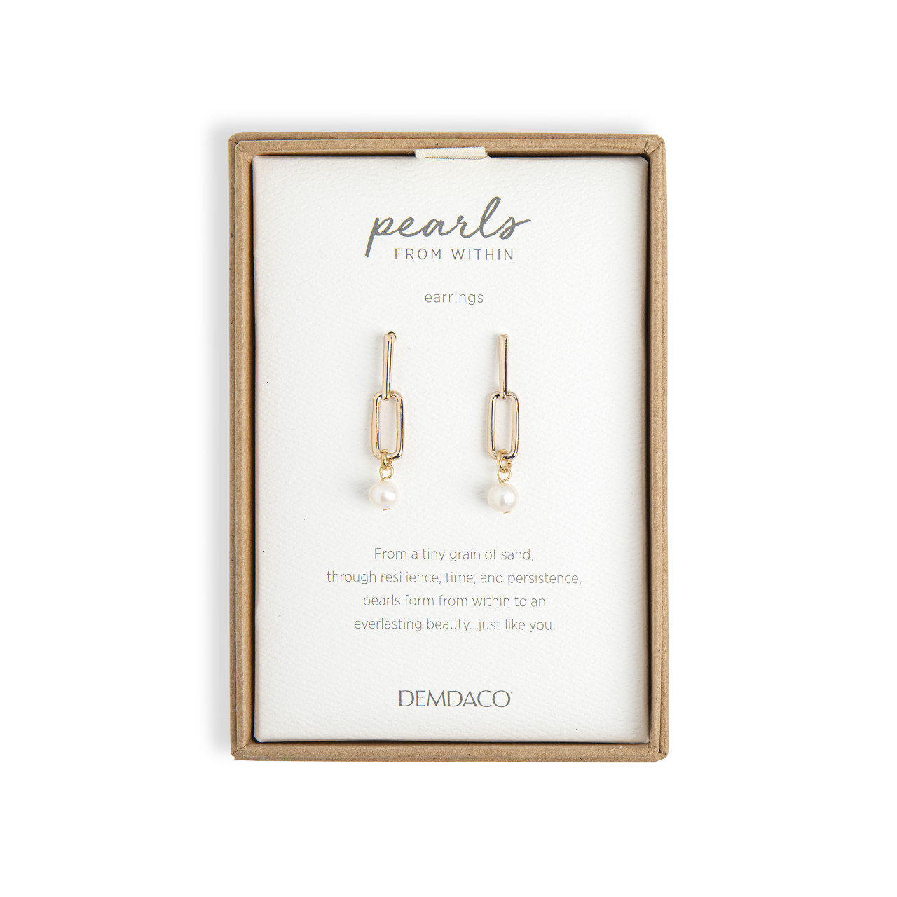 Pearls From Within Earrings - Gold thumbnail