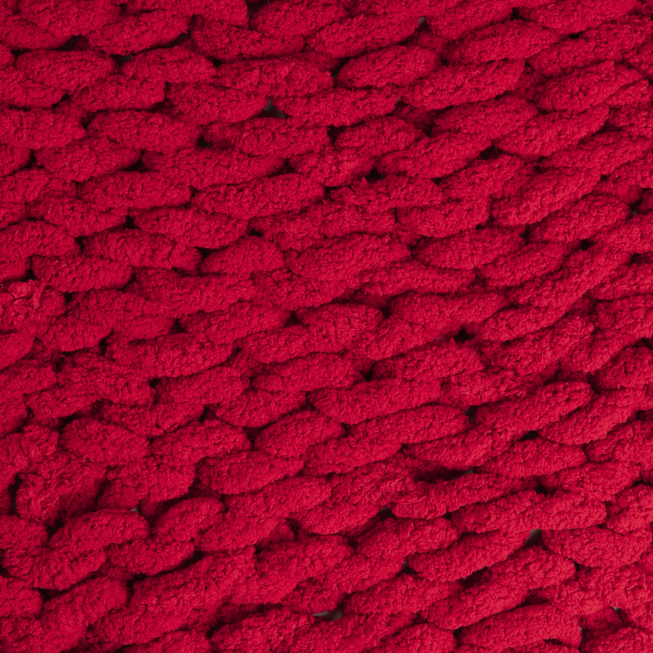 Comfort Collection Cranberry Chunky Knit Throw Blanket 65" x 70" thumbnail