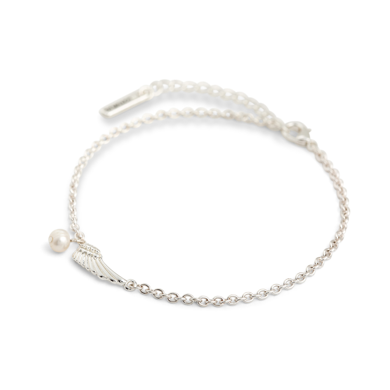 Dainty Wing Bracelet - Silver thumbnail