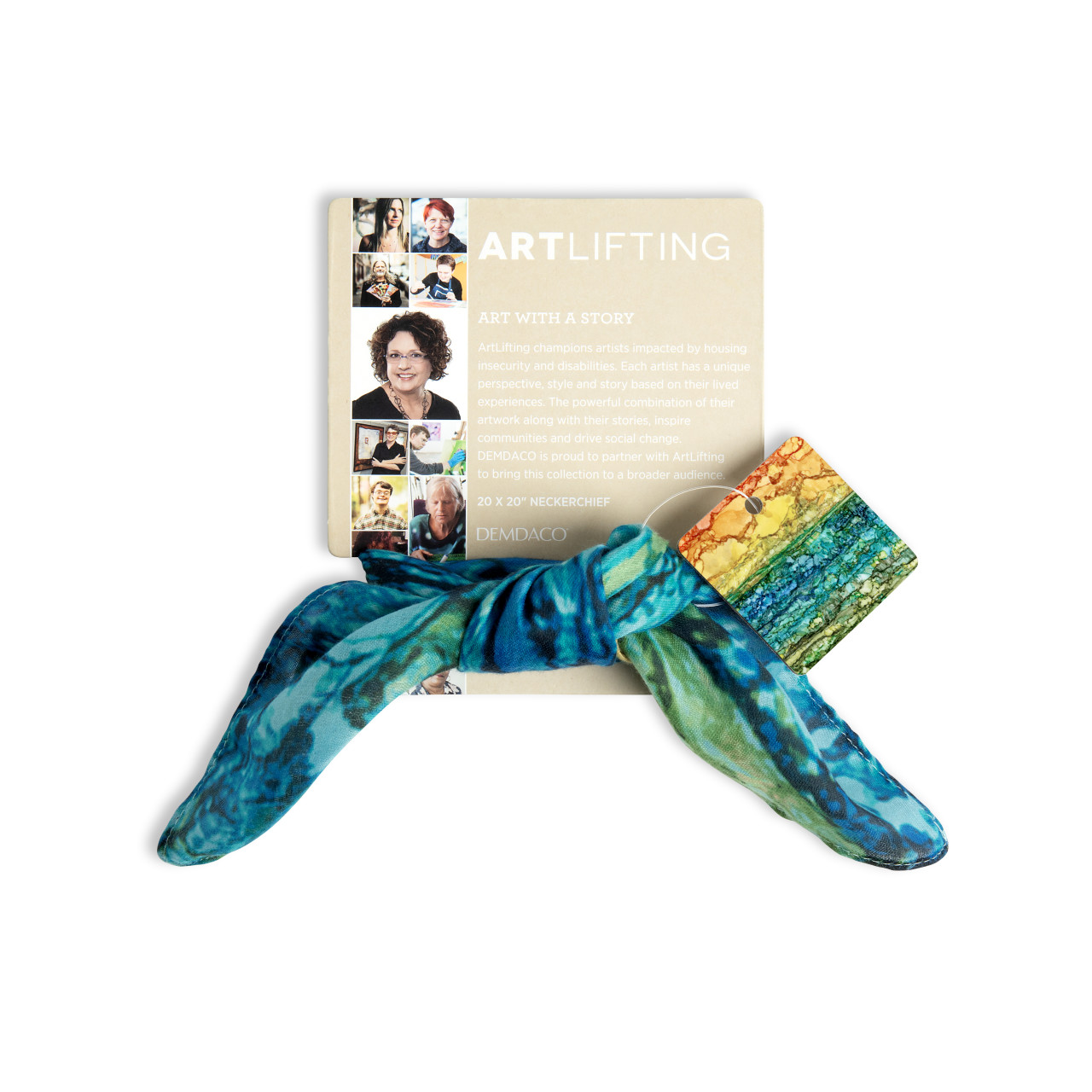 ArtLifting Neckerchief - Seaside Horizon at Midday thumbnail