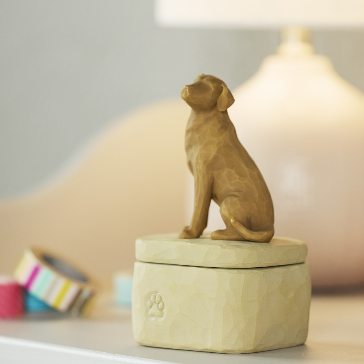 Love my Dog (golden) Keepsake Box thumbnail