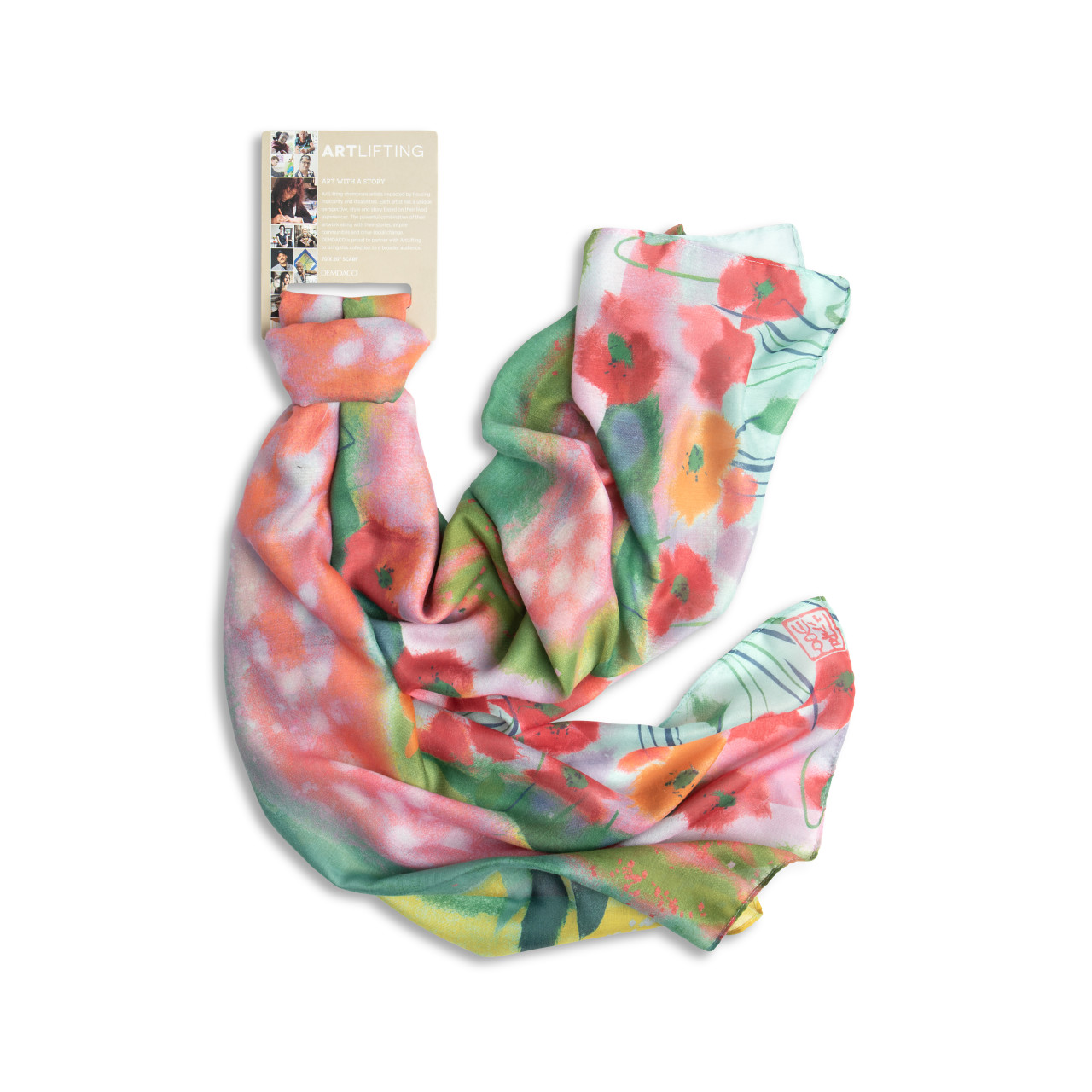 ArtLifting Rectangle Scarf - Poppy Keshi thumbnail