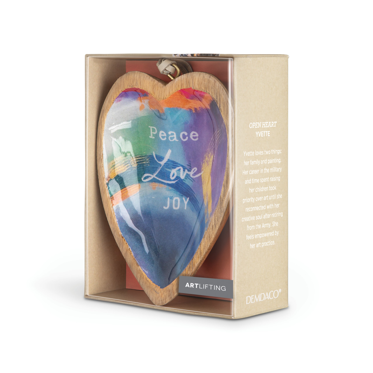 ArtLifting Heart Ornament - Open Heart thumbnail