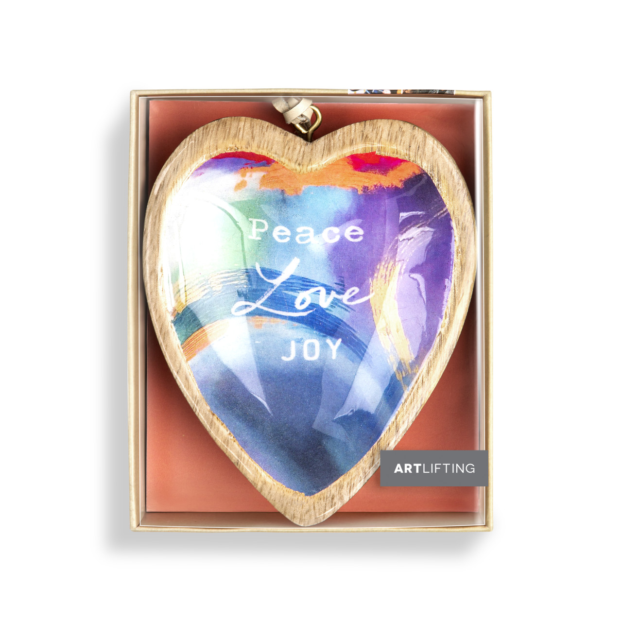 ArtLifting Heart Ornament - Open Heart thumbnail