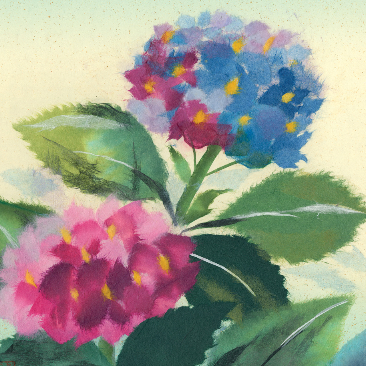 ArtLifting Necklace - Hydrangea Ajisai thumbnail