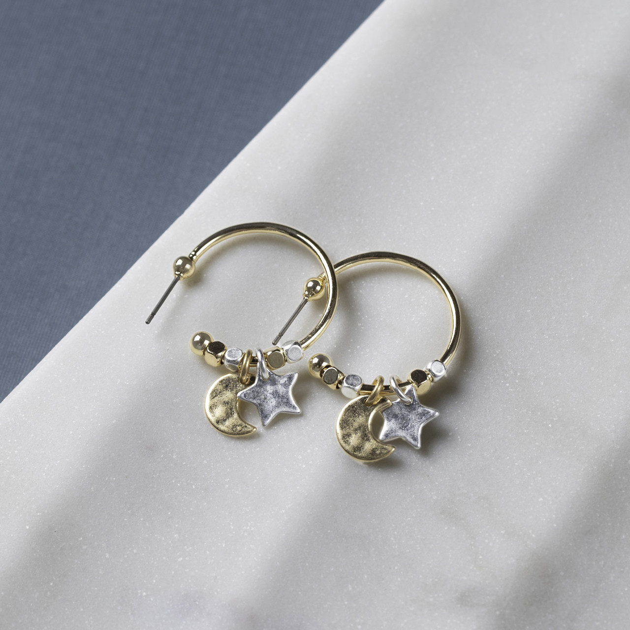 Giving Earrings - Moon and Stars thumbnail