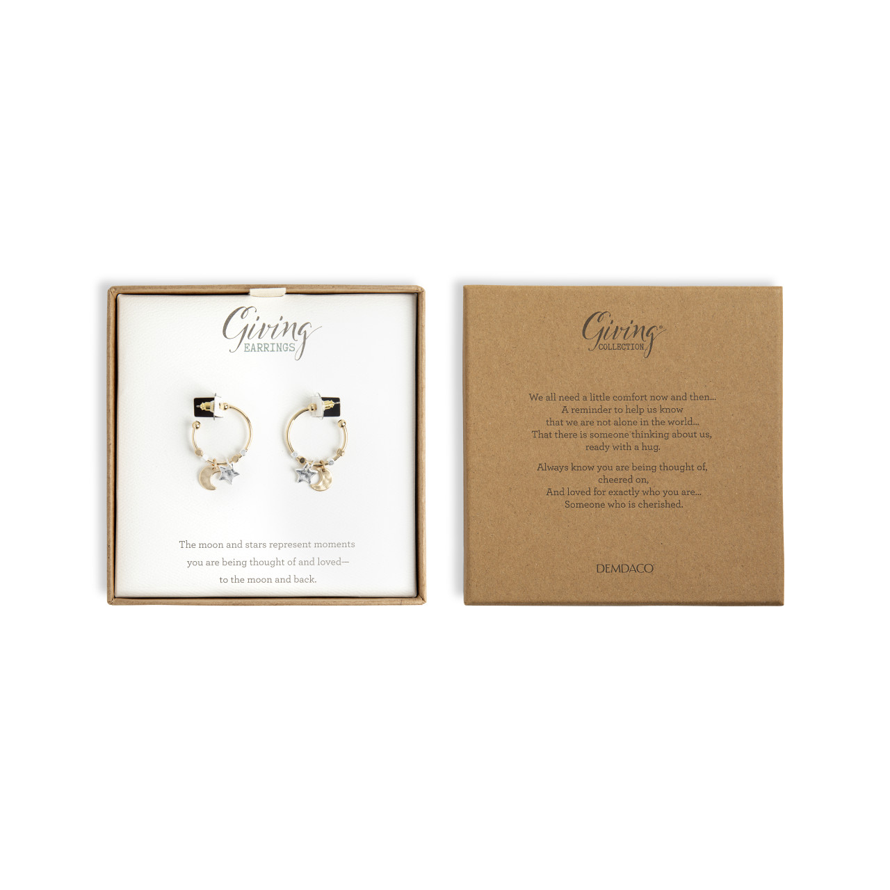 Giving Earrings - Moon and Stars thumbnail