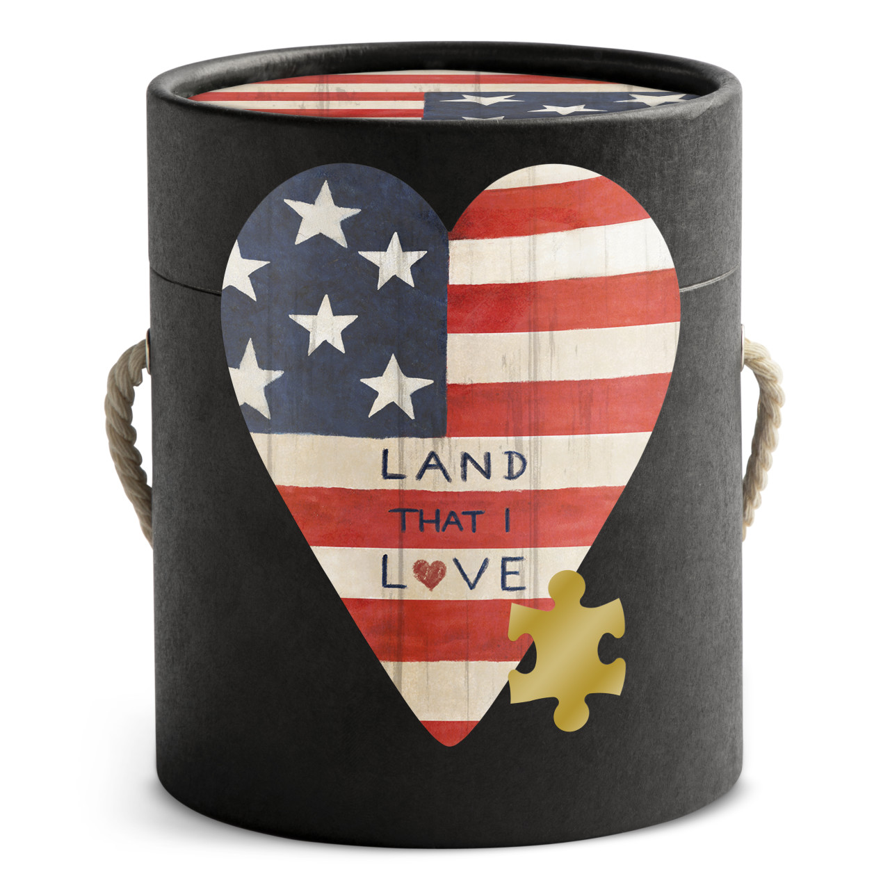 Land that I Love Art Heart Gift Puzzle thumbnail