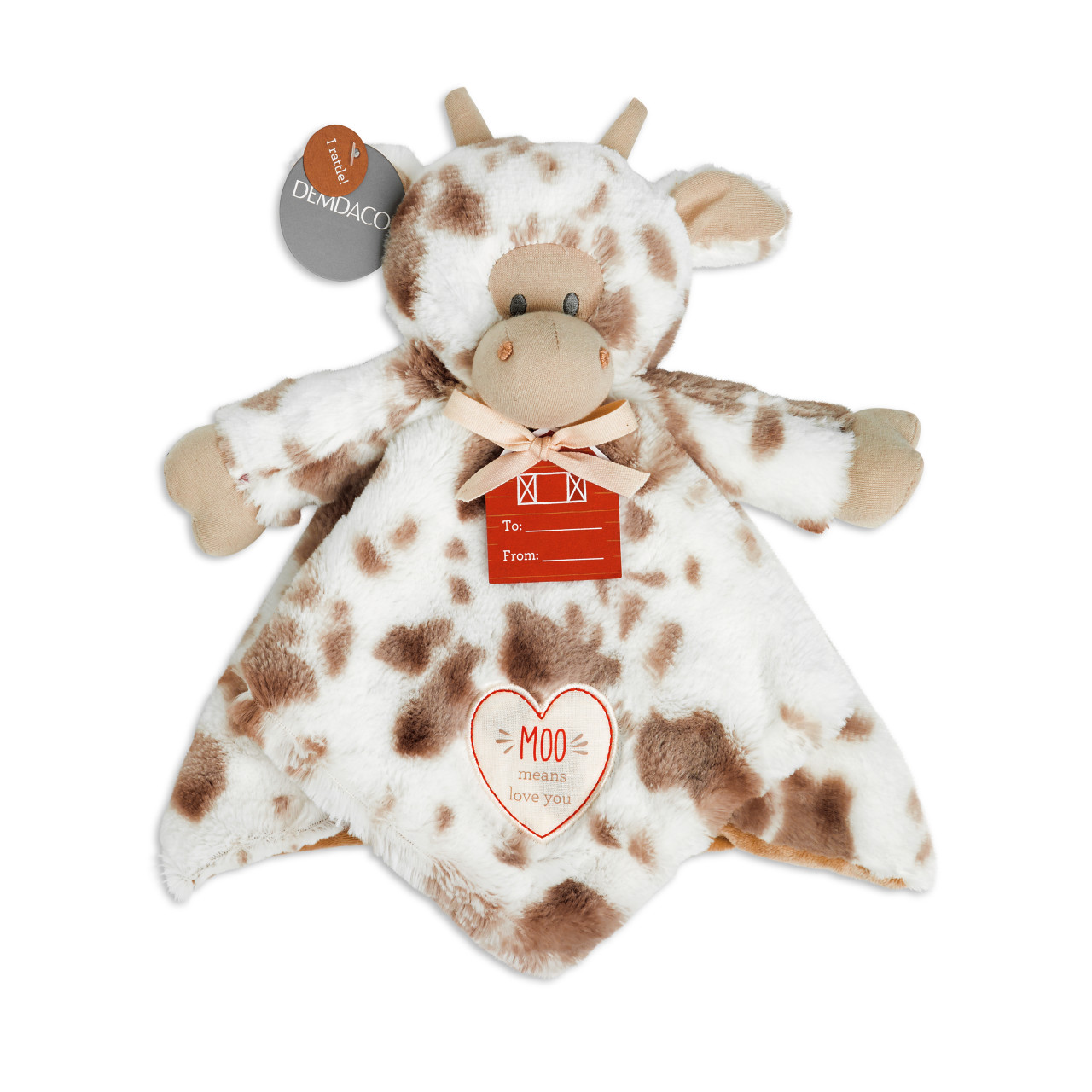 Barnyard Rattle Blankie - Cow thumbnail