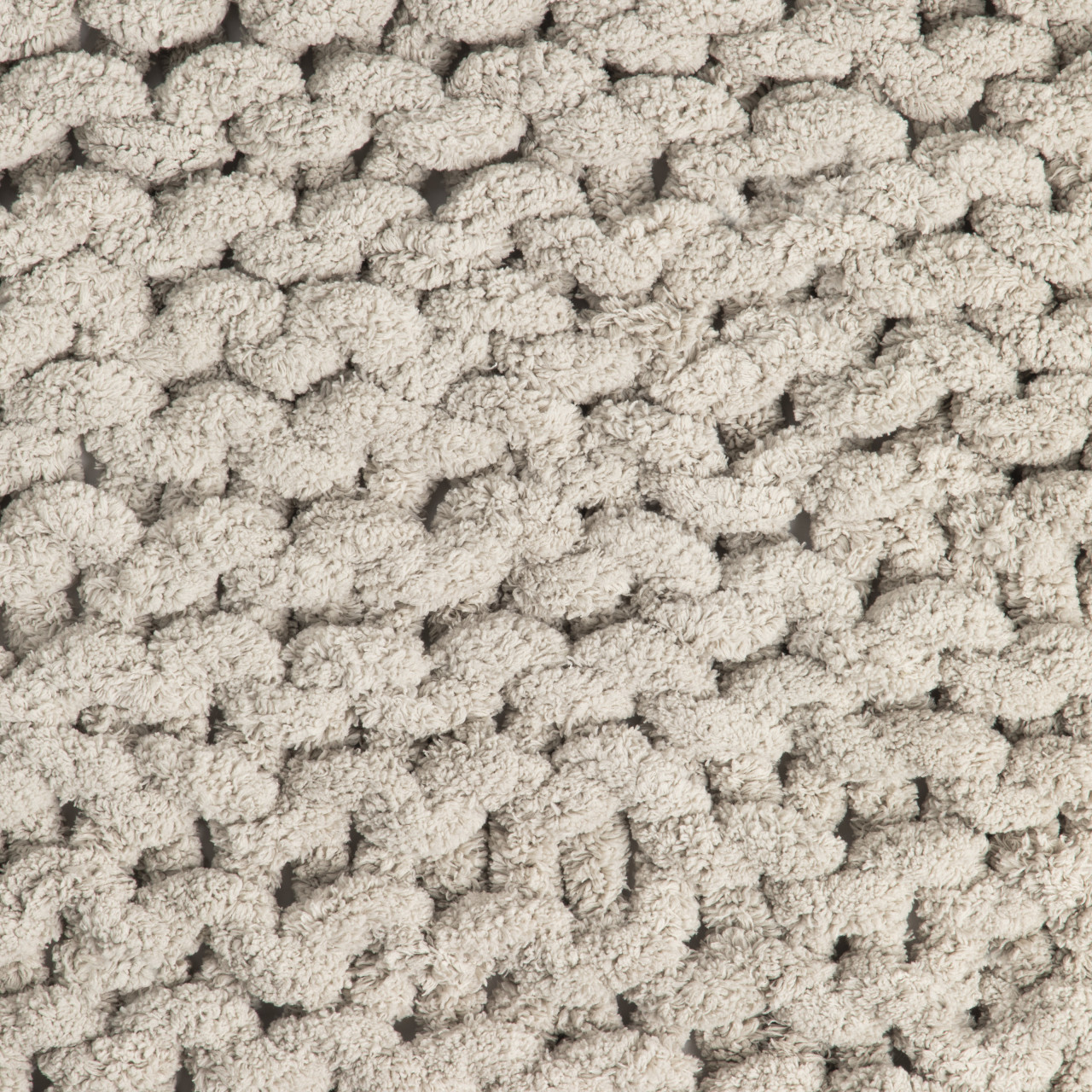 Comfort Collection Taupe Chunky Knit Throw Blanket 65" x 70" thumbnail